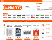 Tablet Screenshot of mega-piles.com